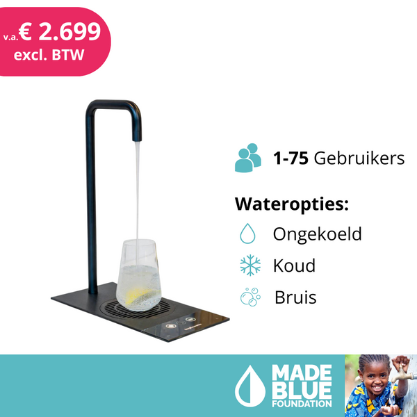 Inbouw waterkoeler Habit Tap Pro (B&O T2) | 50 of 80 L/UUR, horeca waterkoeler, watertap, waterdispenser, inbouw watertap